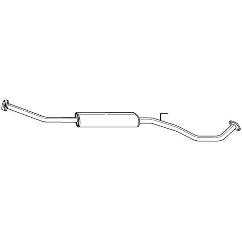 Silencieux central Sigam 38465 pour rouler en Nissan sans vibrations en ville