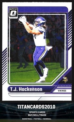 T.J. Hockenson 2024 Panini Donruss Optic Minnesota Vikings #131