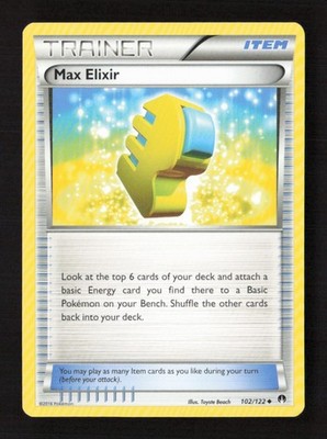 Max Elixir Uncommon Normal XY - BREAKpoint 102/122 LP Pokémon TCG
