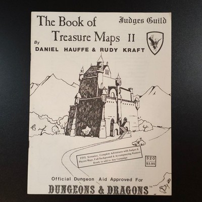 The Judges Guild - Book of Treasure Maps II - For Use With Dungeons Dragons D&D