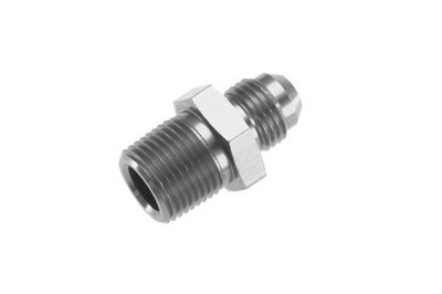 REDHORSE PERFORMANCE 3AN STR Male Adapter 1/4in NPT Male Clear- 816-03-04-5