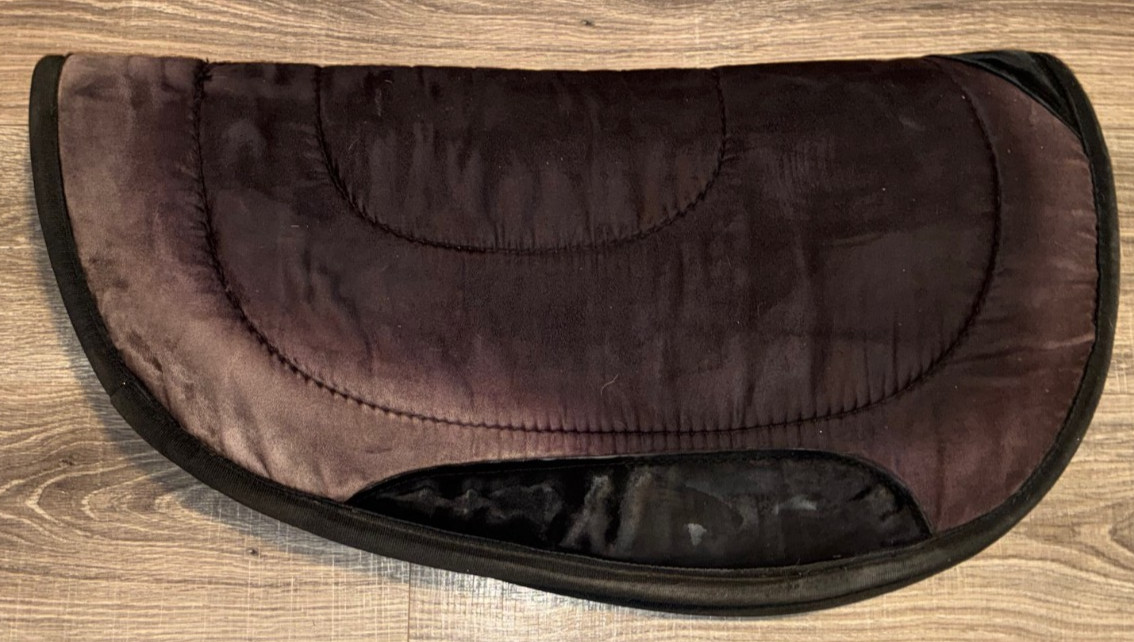 REINSMAN BLACK TACKY TOO WESTERN CONTOURED PAD 26'' X  29 1/2''