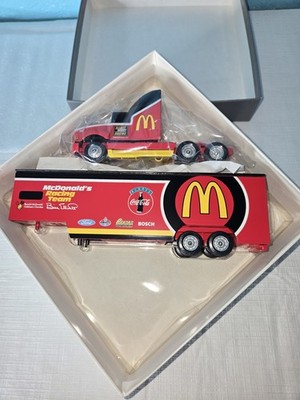 Brekina 1:87 Scale 1990 Ford Aeromax 120 Mcdonalds Bill Elliott Transporter