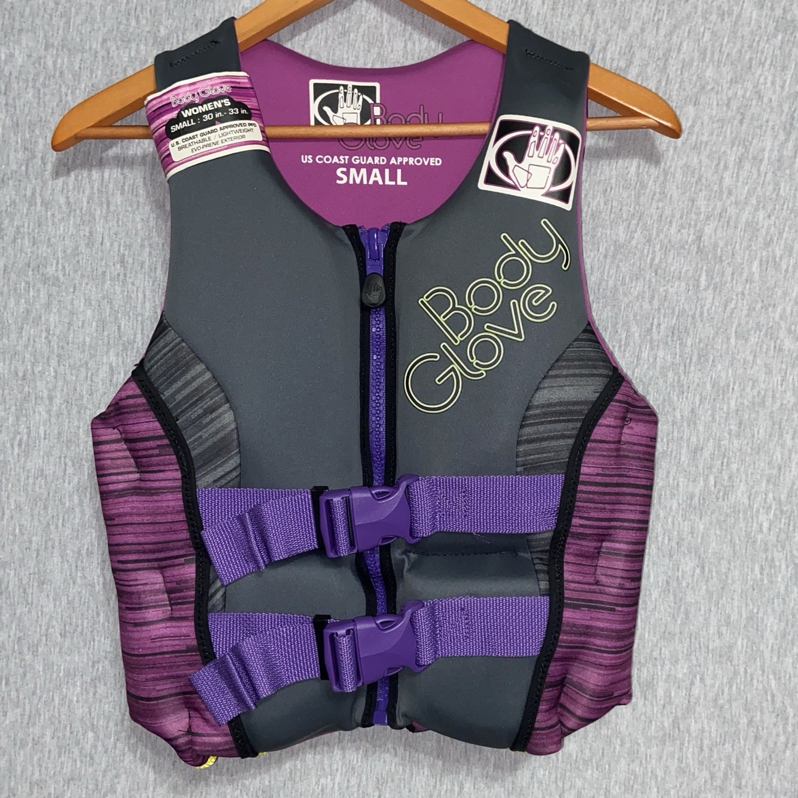 Body Glove Womens Type 3 Life Jacket Vest PFD USCG Approved 30-33 Inch NWOT  