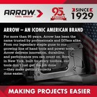 Arrow Electric Staple Gun Kit, Corded Stapler with 3750 Pieces T50 1/4", 3/8", 1 — photo 1