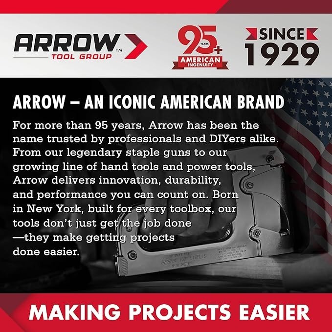 Arrow Electric Staple Gun Kit, Corded Stapler with 3750 Pieces T50 1/4", 3/8", 1
