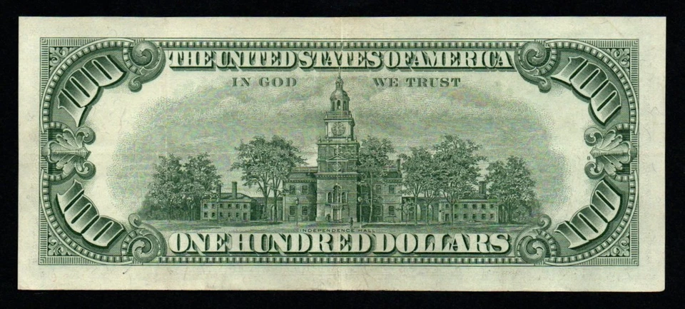 BETTER 1966 'A' Series $100 CRISP XF United States Note! - Image 2 of 2
