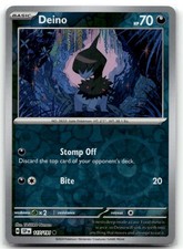 Deino 117/191 SV08: Surging Sparks Common Reverse Holo Pokemon TCG NM