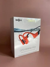 Shokz OpenSwim Pro Open-Ear (Behind the Neck) Bluetooth Headphones - Red