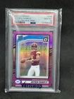 2024 Donruss Rated Rookie Jayden Daniels #389 Optic Preview Pink PSA 10  Sh