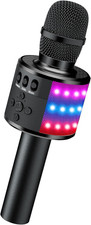 Karaoke Microphone for Kids  Adults - Bluetooth Microphones Singing Mic with Di
