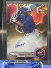 2023 Bowman's Best Derniche Valdez Auto Gold Yellow Refractor /75