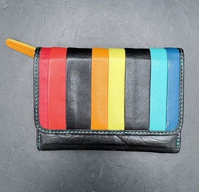 Visconti Santorini Collection HALKI Leather Wallett Multicolored