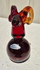New ListingRare Vintage 1970s Joel Meyers For Blenko Red Art Glass Ram Paperweight
