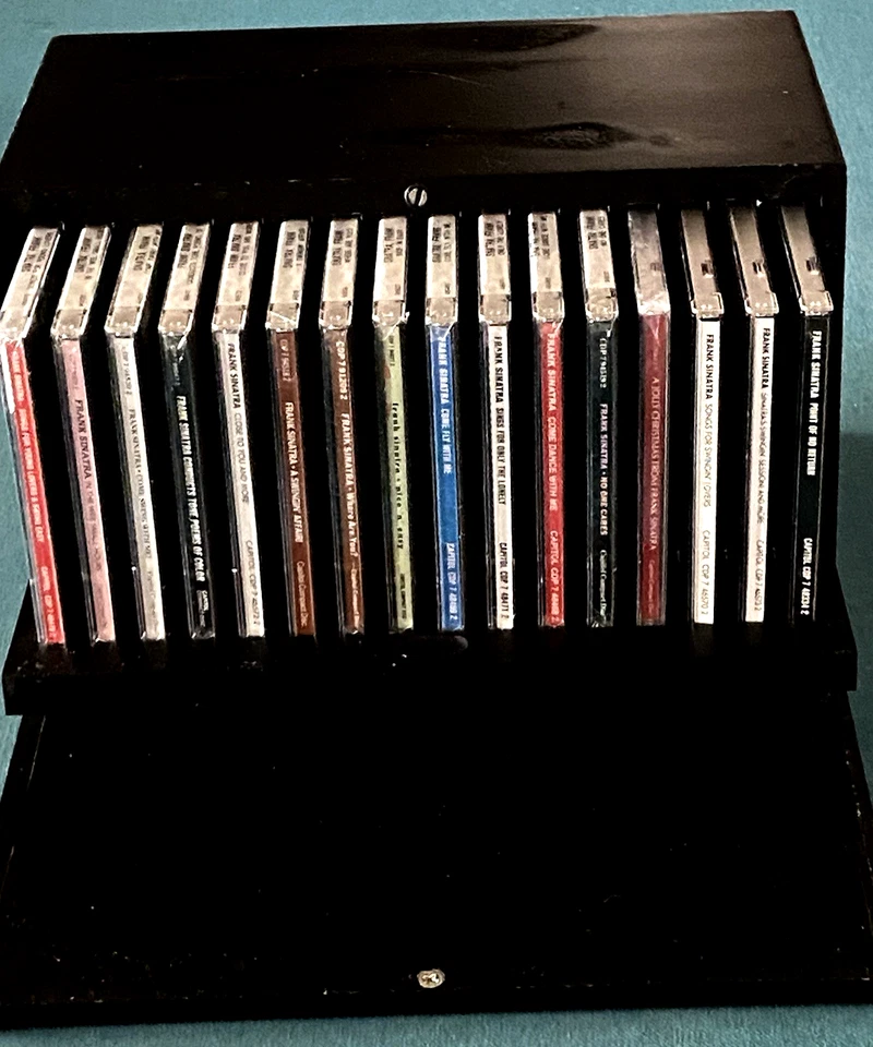 Frank Sinatra Concepts 16 CD Collection in Wood Box Slide Drawer 13 Are Sealed! - Image 3 of 4