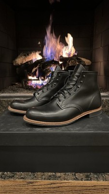 Red Wing BECKMAN Men's 6-inch Boot in Black Excalibur Leather sz 11
