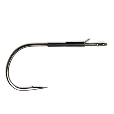 Gamakatsu Heavy Cover Worm Hook with Wire Keeper NS Black