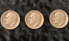 90% SILVER! **LOT OF 3!!** ROOSEVELT DIMES 90% SILVER