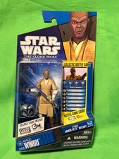 Star Wars The Clone Wars Mace Windu CW20 Action Figure Hasbro 2010 Animated