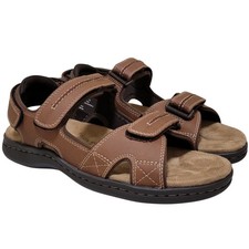 Dockers Men Newpage Slingback Sport River Sandals Size US 9M Rust Brown