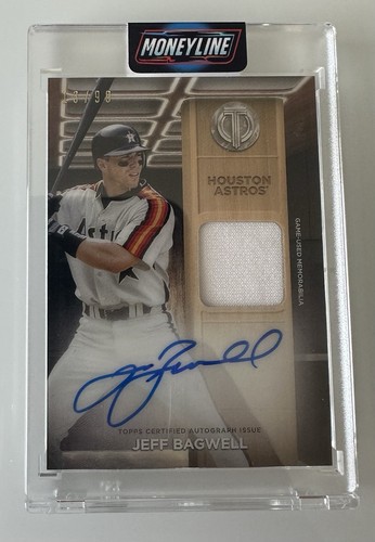 2024 Topps Tribute Jeff Bagwell “Tribute To Threads” Auto Relic #d /99 Astros