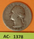 1948-D US Washington Quarter in Circulated Condition...see Photo ac-1378
