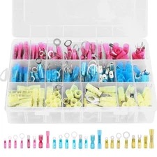 Waterproof Heat Shrink Butt Connectors Marine Crimp Wire Splice Terminals kit