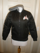 Youth Black Air Jordan Zipper Hoodie Jacket M Nike Air