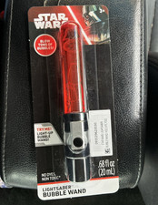 Little Kids Star Wars Lightsaber Bubble Wand Toy, Lights Up, Ages 4-7
