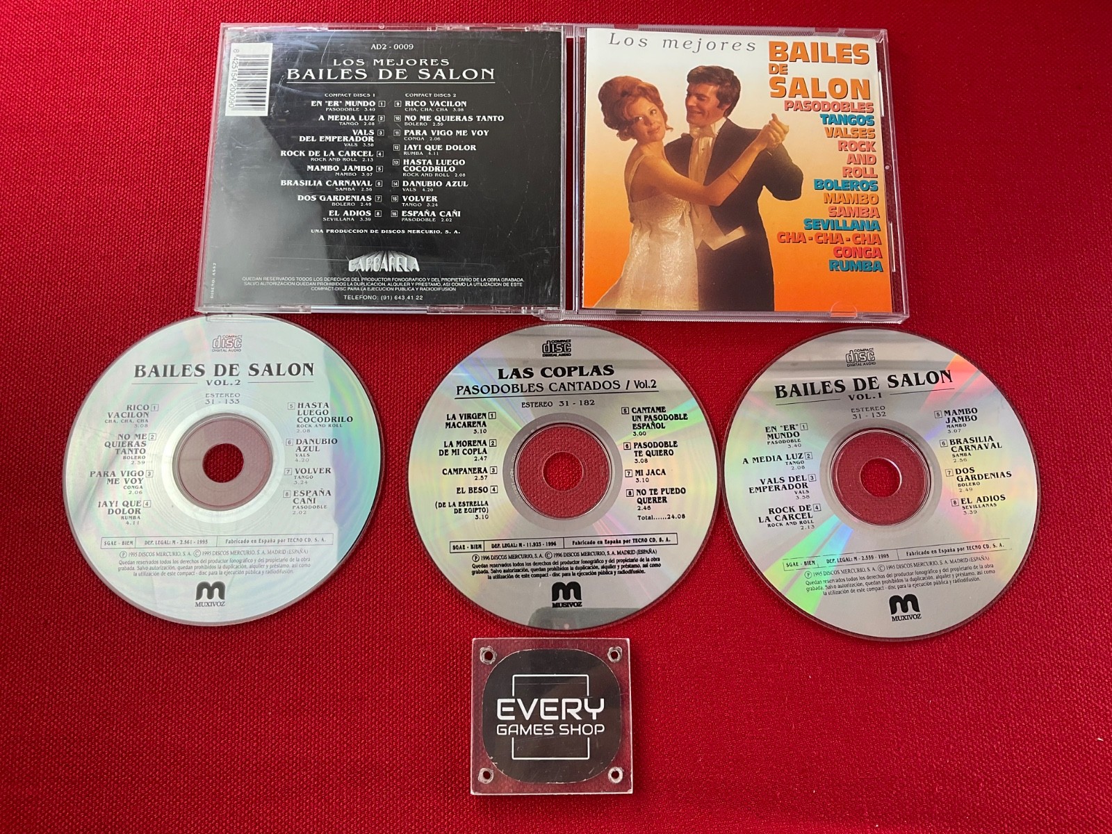 Triple cd Bailes de salón 3 Cd musica Paso doble tango rock