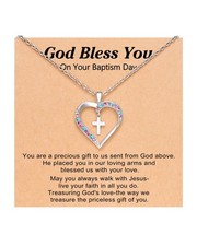Baptism Gifts for Girl, Baptism Decorations Card Favors for Girls, Christen - 02
