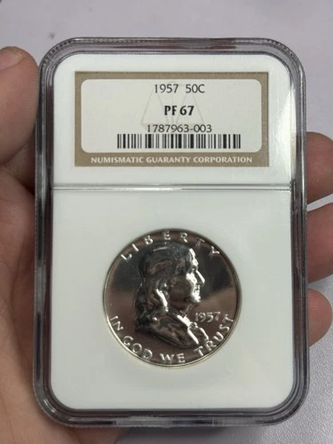 1957 Franklin Half Dollar NGC PF67