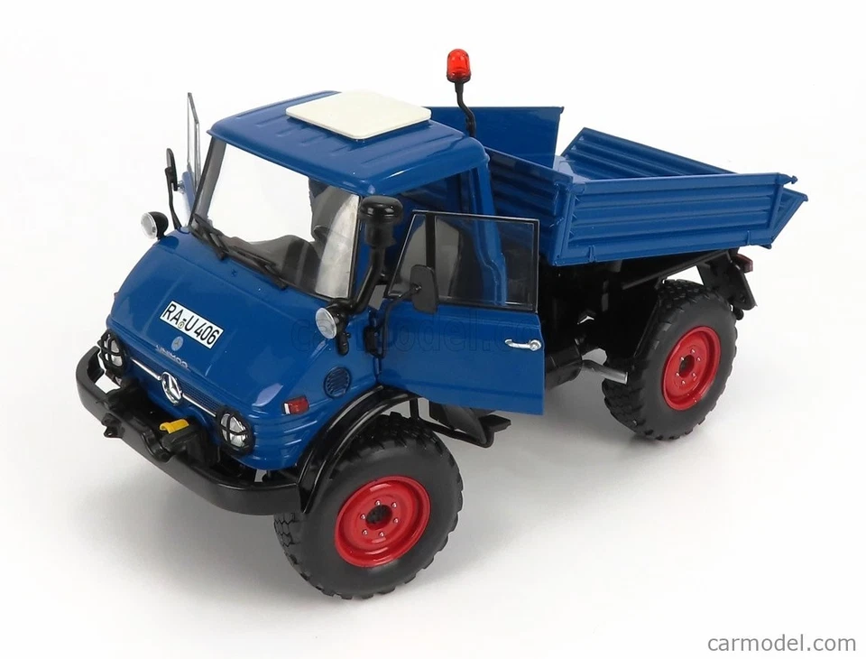 UNIMOG 406 bleu 1/18 1:18 SCHUCO 450044400 - Photo 2/3