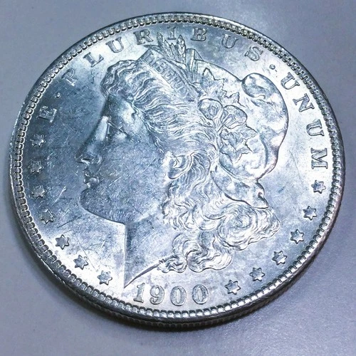 1900-S Morgan Silver Dollar Beautiful AU/BU Coin Rare Date
