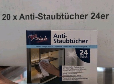 480 TÜCHER OPTI WISH Anti Staub für Bodenwischer Trockentücher Bodentücher