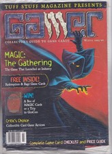 Tuff Stuff Gamer Magazine 1995 1996 Bagged W Redemption Rage Card Mtg Magic