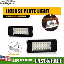 For 2007-15 Mini Cooper R56 R57 R58 R59 LED License Number Plate Tag Lights Lamp