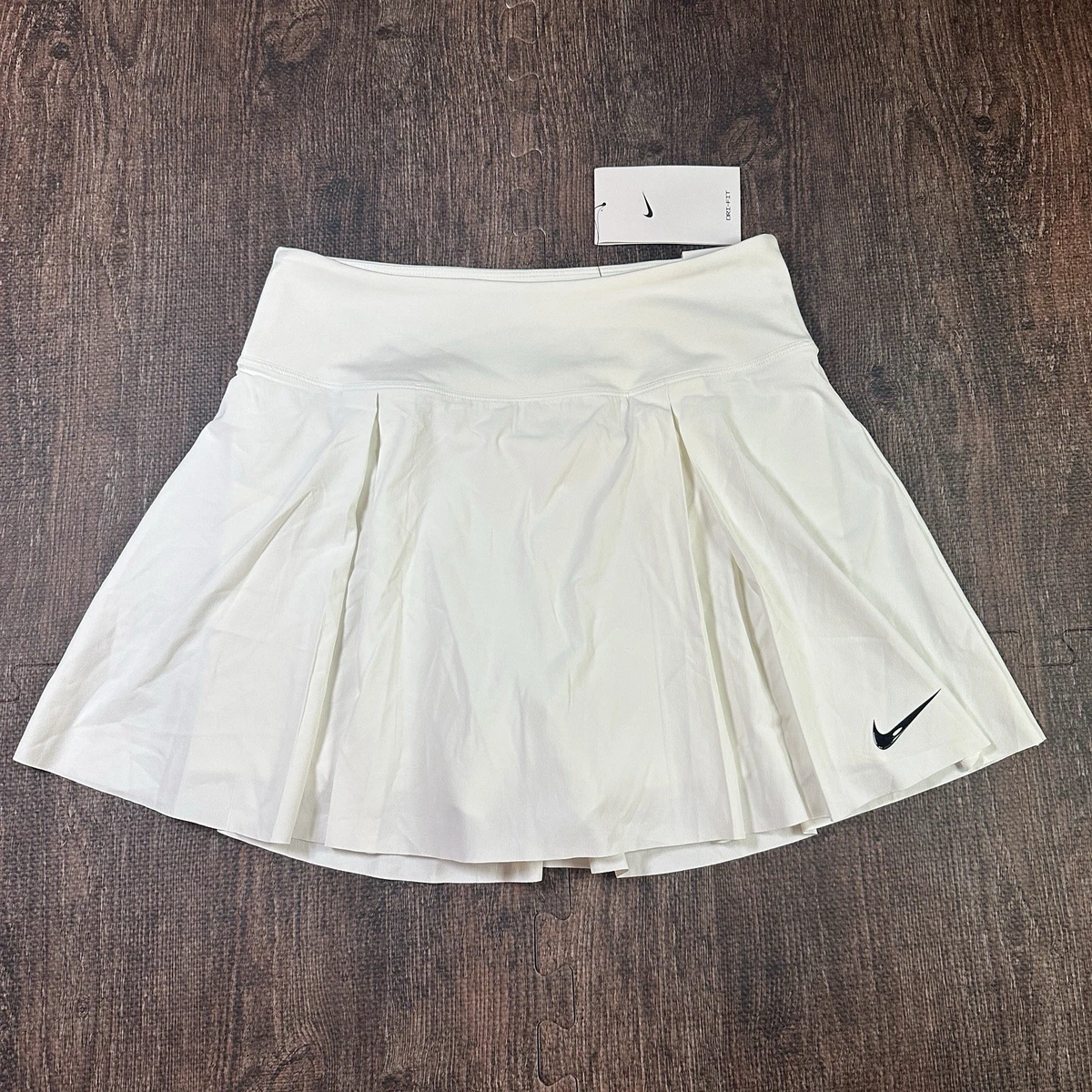 Nike Polyester White Tennis & Racquet Sport Skirts, Skorts