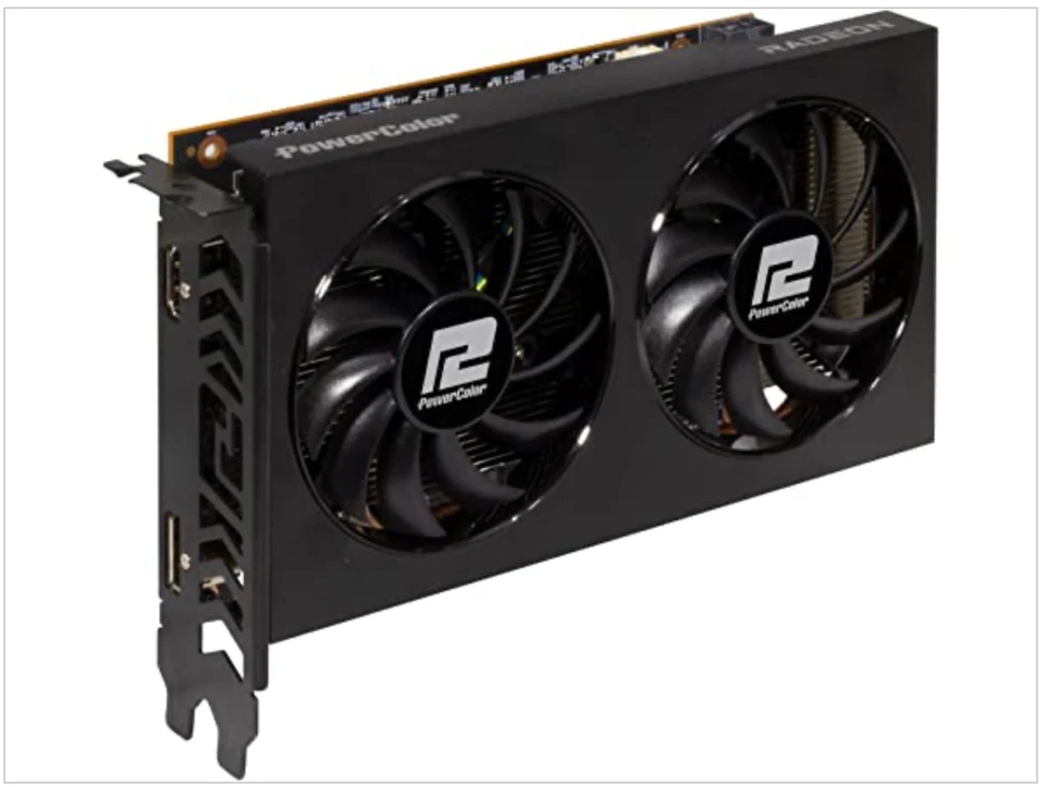 NEW PowerColor Fighter AMD Radeon RX 6500 XT Gaming Graphics GPU Card 4GB GDDR6 - Image 2 of 4