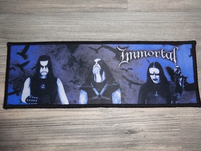 Immortal Back Patch Back Strip Backpatch Mayhem # Bathory # Darkthrone