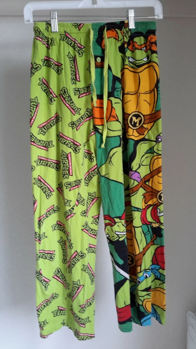 Nickelodeon Boys Size S 28/30 Ninja Turtle Sleep Pants/Pajama Bottoms  Pre-owned