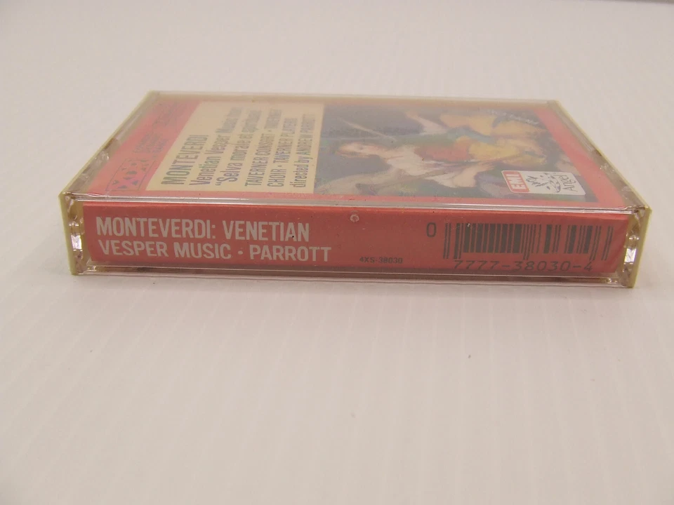 Claudio Monteverdi - Venetian Vesper Music (Cassette) Taverner Consort Parrott - Image 4 of 4