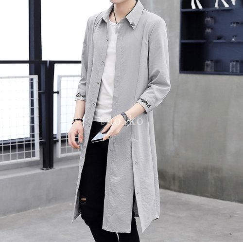long thin trench coat