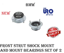 Front Strut Shock Mount And Mount Bearings Set Of 2 For BMW 318 320 323 325 URO