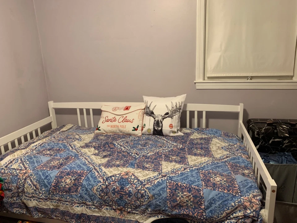 Red Barrel Studio Daybed frame with 3 rails. Under bed is 12 inches for storage. - Image 2 of 4