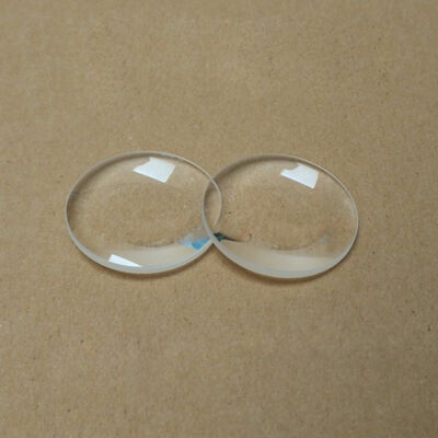 2PC 40mm Optical Glass Double Convex Lens Optics Magnifier 3D VR