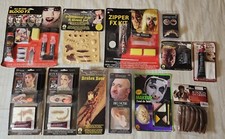 12 SFX Halloween Makeup Kits Prosthetic Latex 3D Scar Woochie Rubies Fun World