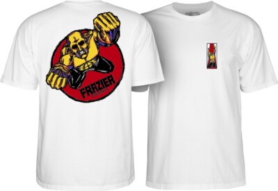 Powell Peralta Mike Frazier Yellow Man T-Shirt White 90