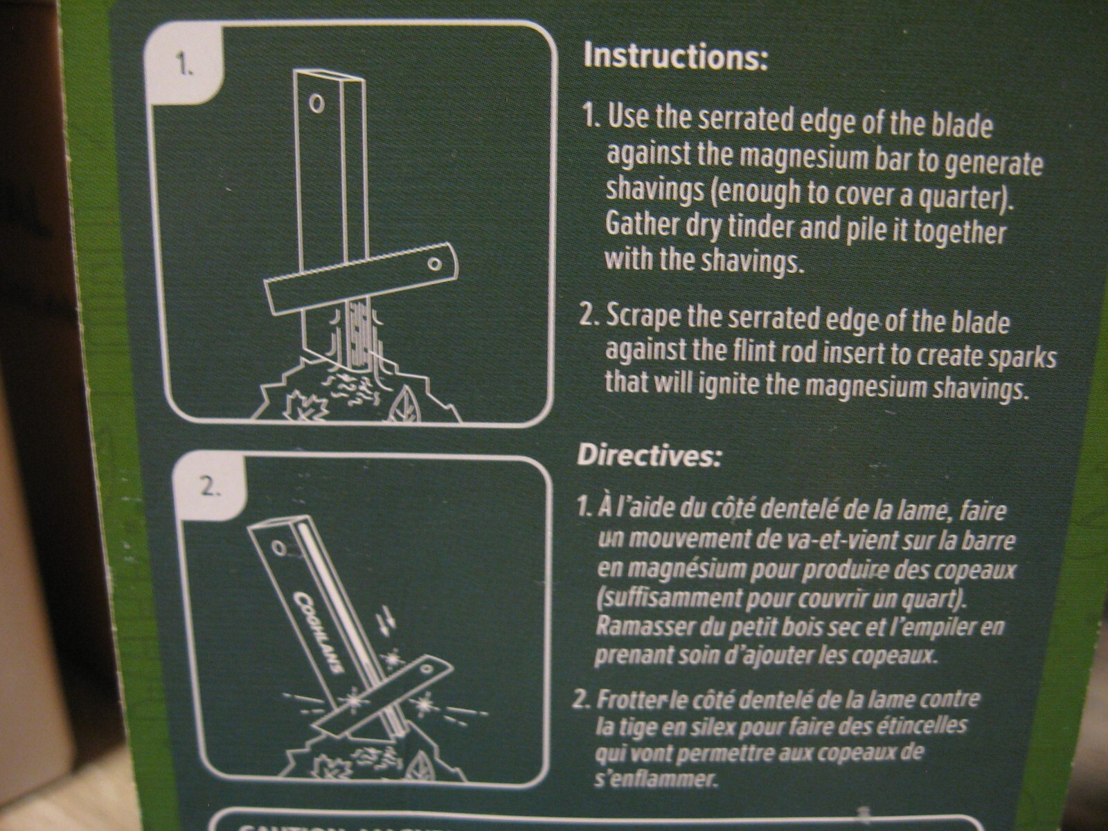 Coghlan's Magnesium Fire Starter With Flint Striker - Starts Hundreds Of Fires