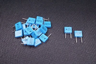 Lot of 20 B32529C224J Epcos Metallized Poly Film Capacitor 0.22uF 63V 5% Radial
